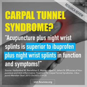 Carpal Tunnel Syndrome - Acupuncture Now Foundation Inc.